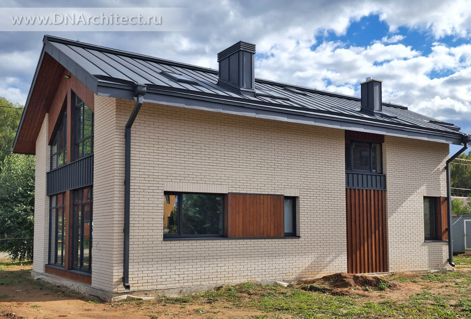 Архитектурный проект частного дома в Московской области<br>